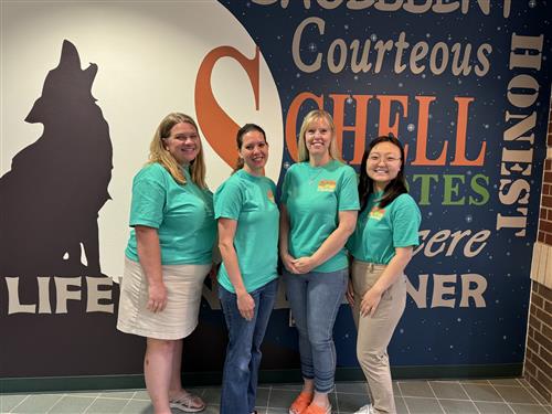 Fourth Grade Team and Student Teacher